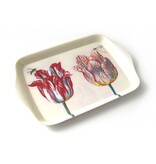 Mini tray, 21 x 14 cm, Two tulips with insects, Marrel Mini tray, 21 x 14 cm, Two tulips with insects, Marrel
