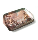 Mini Tablett, 21 x 14 cm, Schiffe auf See,  Van der Velde