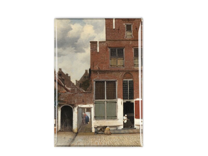 Fridge Magnet, Little Street of Vermeer