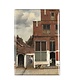 Kühlschrankmagnet, kleine Straße von Vermeer