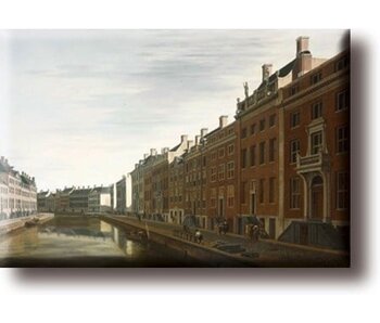 Imán de nevera, La curva del Herengracht, Berckheyde