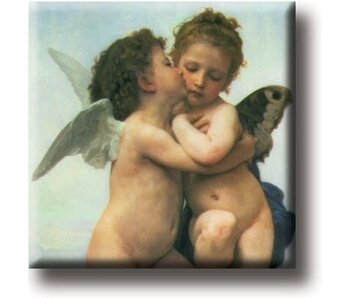 Imán de nevera, El primer beso, Bouguereau
