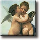 Fridge magnet, The first kiss, Bouguereau