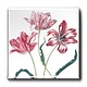 Kühlschrankmagnet, drei Tulpen, Merian