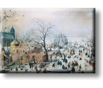 Koelkastmagneet, Winterlandschap, Avercamp