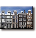 Aimant de réfrigérateur, maisons de canal