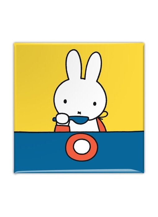 Aimant de réfrigérateur, Miffy mange