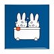 Kühlschrankmagnet, Miffy nimmt ein Bad