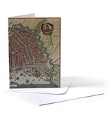 Doble tarjeta, Mapa histórico de Amsterdam 1615