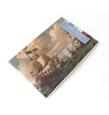 Lens cloth, 10 x 15 cm, Ships at sea, Van de Velde Lens cloth, 10 x 15 cm, Ships at sea, Van de Velde