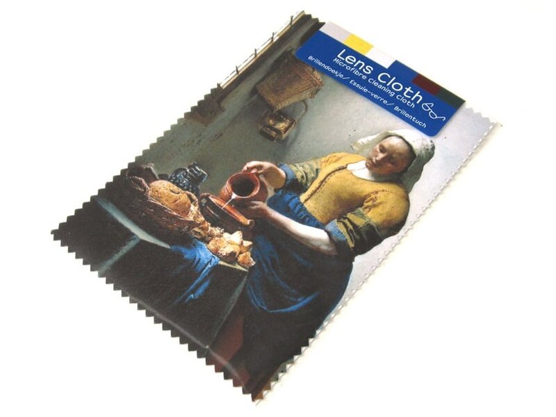 Linsentuch, 10 x 15 cm, Die Milchmagd