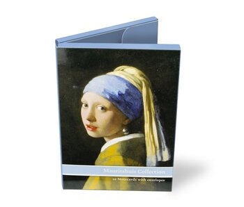 Kaartenmapje, set van 10 kaarten  ,Thema Mauritshuis