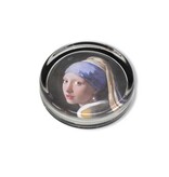 Briefbeschwerer, Ø 85 mm, Mädchen mit Perlenohrring, Vermeer Briefbeschwerer, Ø 85 mm, Mädchen mit Perlenohrring, Vermeer