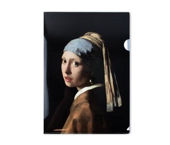 L-Ordner A4-Format, Mädchen mit einem Perlenohrring, Vermeer