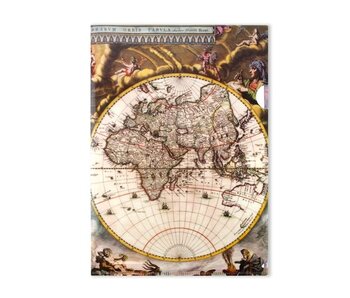 Porte-documents A4, carte du monde