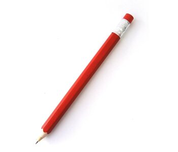Stylo à bille en bois, rouge