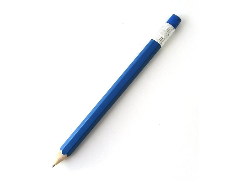 Houten balpen , Blauw