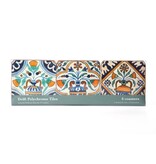 Dessous de verre, Delft Carrelage polychrome Fleurs, Fruits