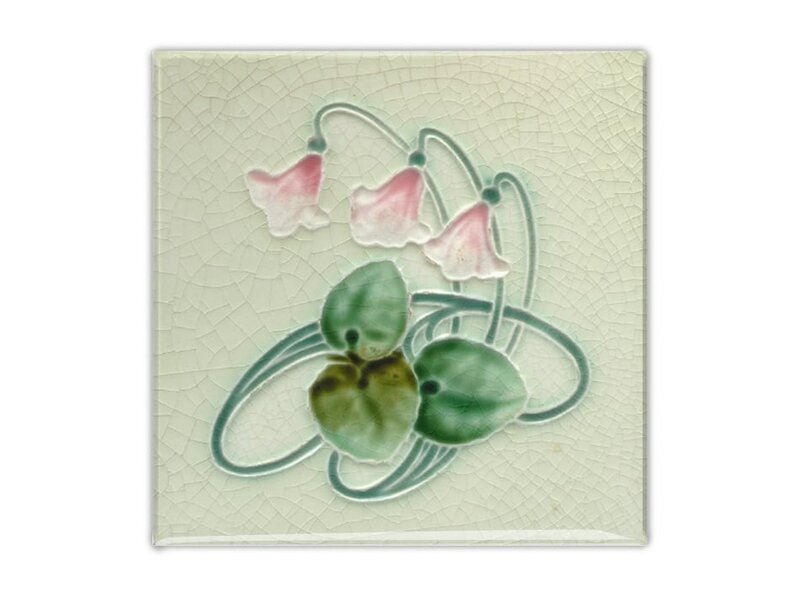 Fridge Magnet, Jugendstill Tile, Three Bells