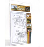 Colour-in Postcards Rembrandt