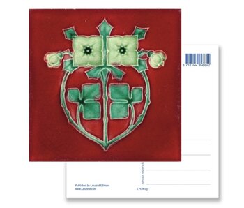 Postal, Art Nouveau, Tréboles 1900