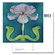 Postcard, Art Nouveau, Purple Iris