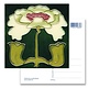 Postcard, Art Nouveau, Flower White