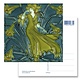 Postkarte, Jugendstil, Flora Dame