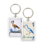 Porte-clés, carrelage bleu Delft, cigogne Porte-clés, carrelage bleu Delft, cigogne