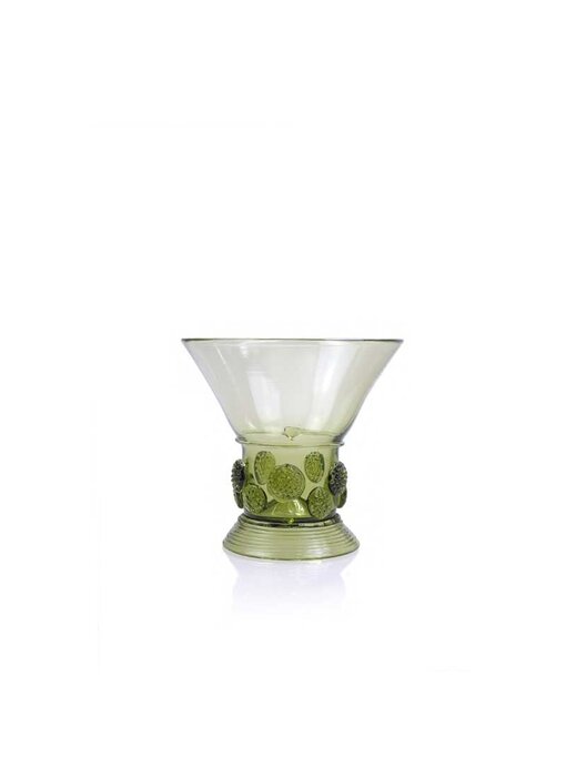 Glass, Berkemeier, studs 10 cm, green