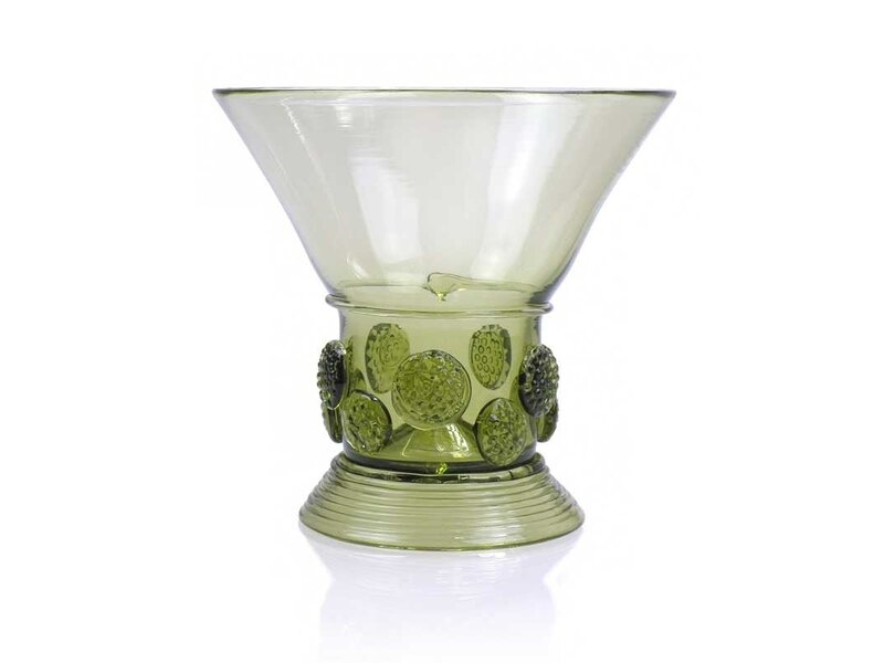 Vidrio, Berkemeier, tachuelas 10 cm, verde