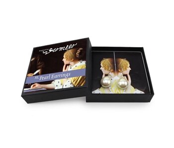 Pareloorbellen zilver XL, Vermeer, Maitresse