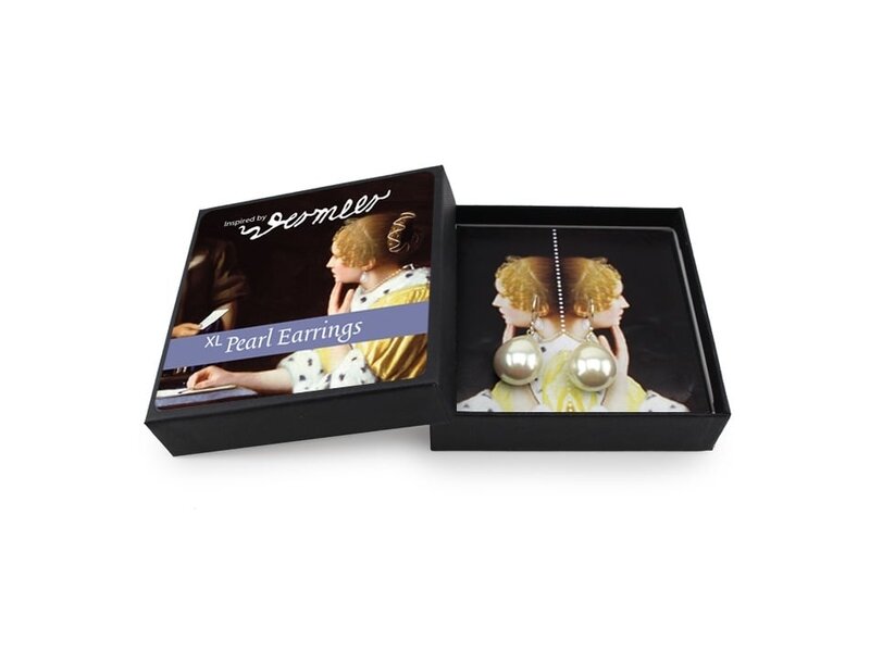 Pareloorbellen zilver XL, Vermeer, Meesteres