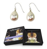 Pendientes de perlas de plata,  XL, Vermeer, Amante