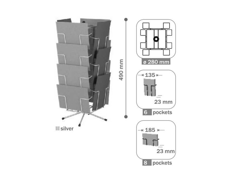Displays, Cards Table display, 14 vaks 120x168 mm (6 en 8)