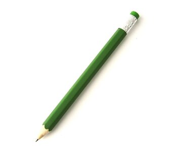 Stylo à bille en bois, vert