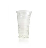Vaso de tenia de vidrio, 15 cm, transparente