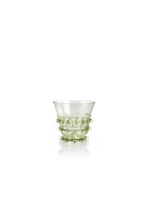 Historisch glas, Berkemeier, 7 cm, groen