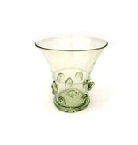 Verre, Berkemeier, bouton vertébral 9 cm, vert