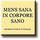 Kühlschrankmagnet, Decimus, Herren Sana in Corpore Sano