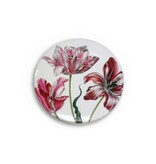 Spiegel, Ø 80 mm, drei Tulpen, Merian