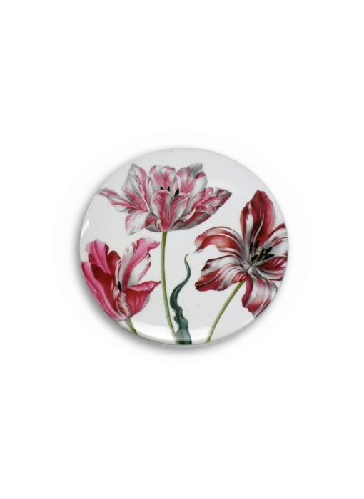 Miroir de poche, Ø 80 mm, trois tulipes, Merian