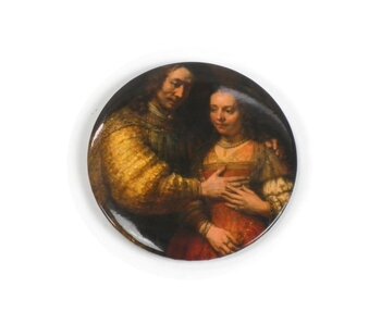 Grand miroir de poche, Ø 80 mm, La mariée juive, Rembrandt