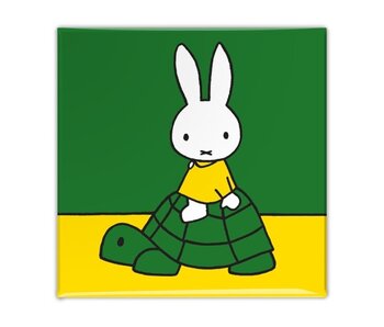 Kühlschrankmagnet, Miffy auf einer Schildkröte