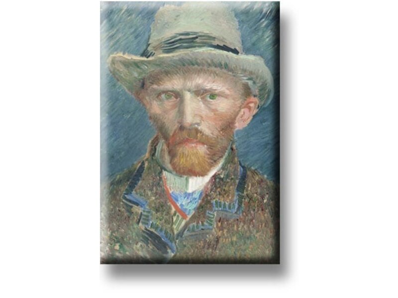 Koelkastmagneet, Zelfportret, Van Gogh