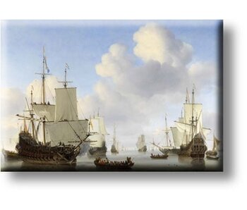 Fridge magnet, Dutch ships, Van de Velde