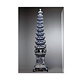 Fridge magnet, Delft Blue Tulip vase