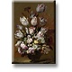 Kühlschrankmagnet, Stillleben mit Blumen, Bollongier