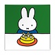 Imán de nevera, Miffy con pastel