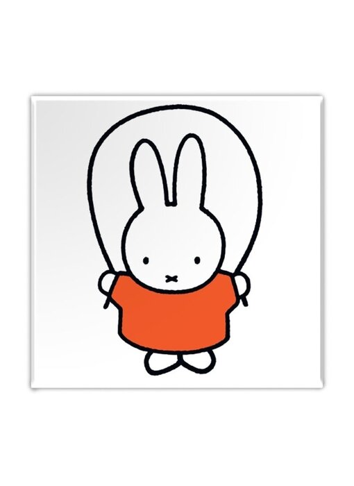 Kühlschrankmagnet, Miffy springt Seil
